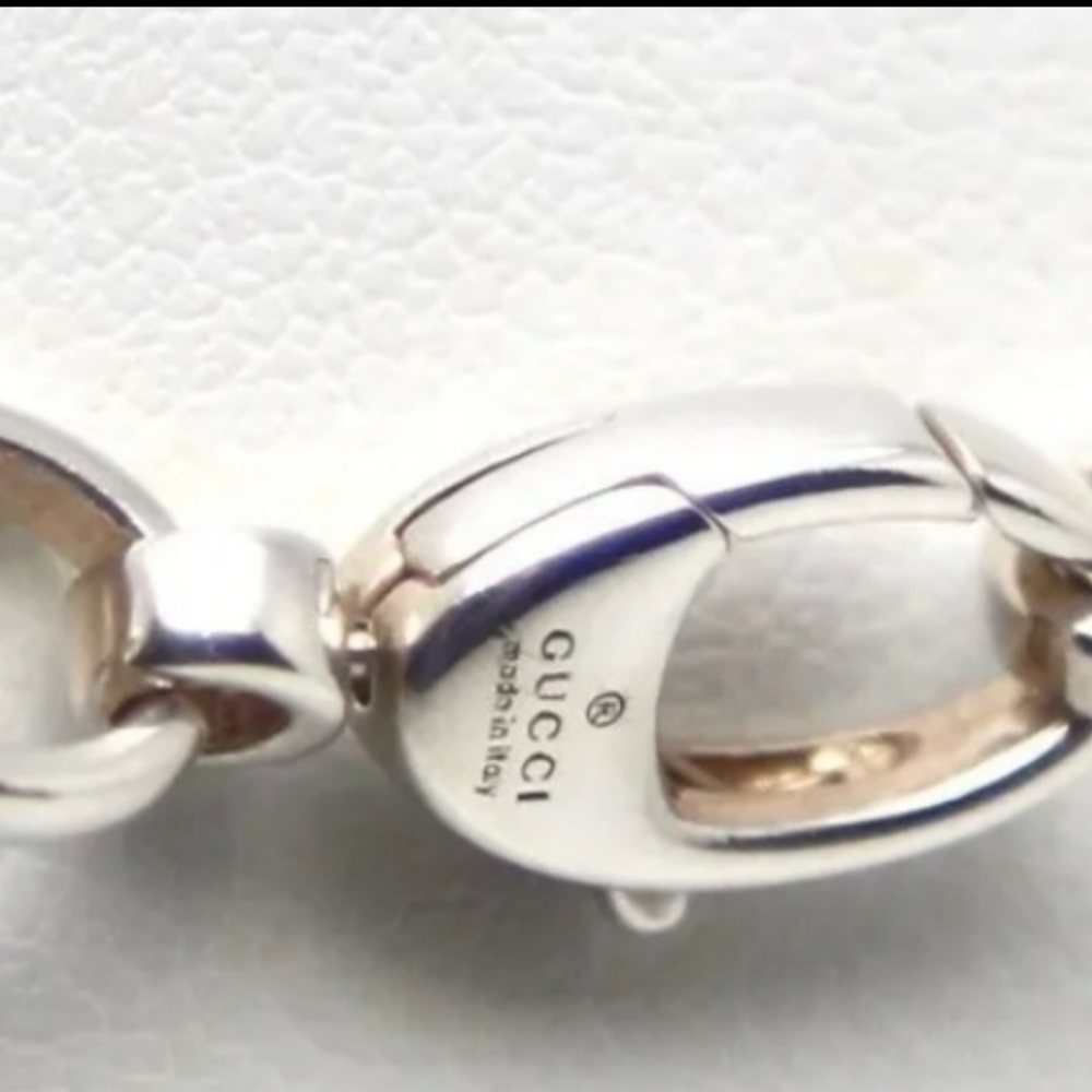 - RARE like New condition ✨️ Gucci Luxury Double G Statement Necklace 925 … - Picture 9 of 10